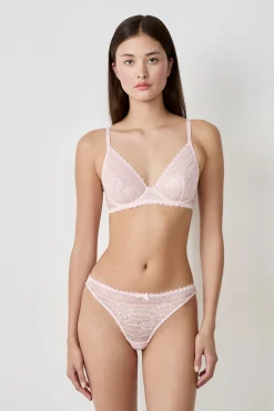 Tanga en dentelle irisée