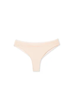 Tanga en microfibre avec détails en dentelle