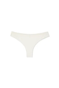 Tanga en microfibre avec détails en dentelle