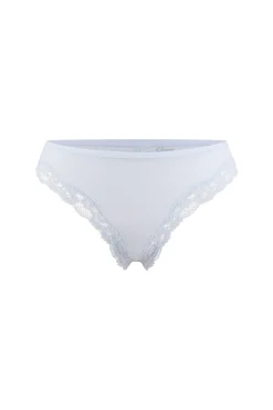 Tanga en microfibre et dentelle