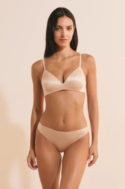 Tanga en microfibre satiné