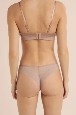 Tanga en microfibre satiné