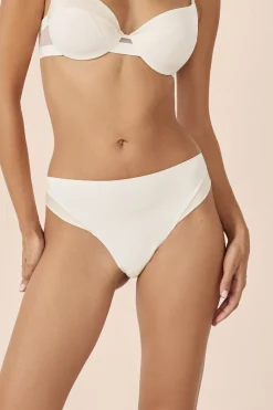 Tanga en microfibre satinée