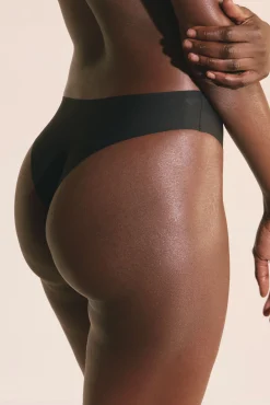 Tanga high leg en microfibre