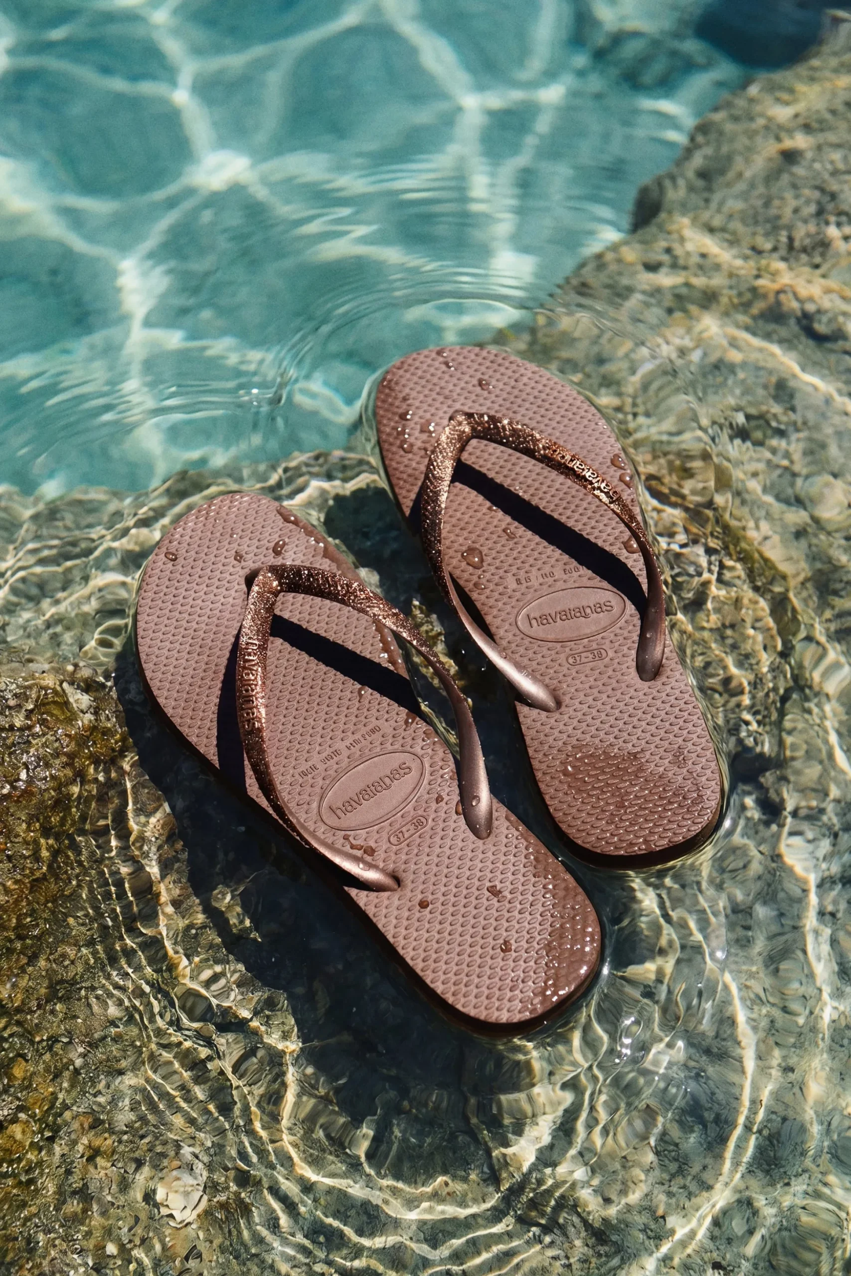 Tongs Havaianas slim glitter II