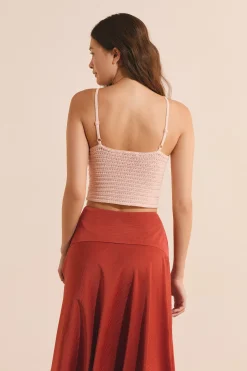 Top court en crochet