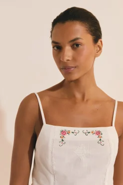 Top de pyjama en coton
