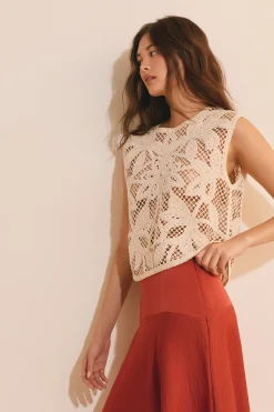 Top en crochet