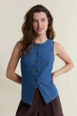 Top en denim