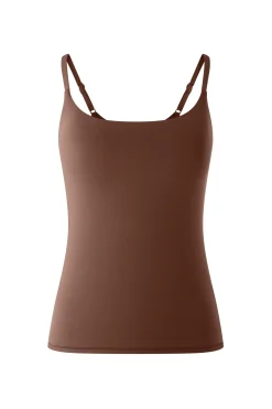 Top en microfibre avec brassière intégrée