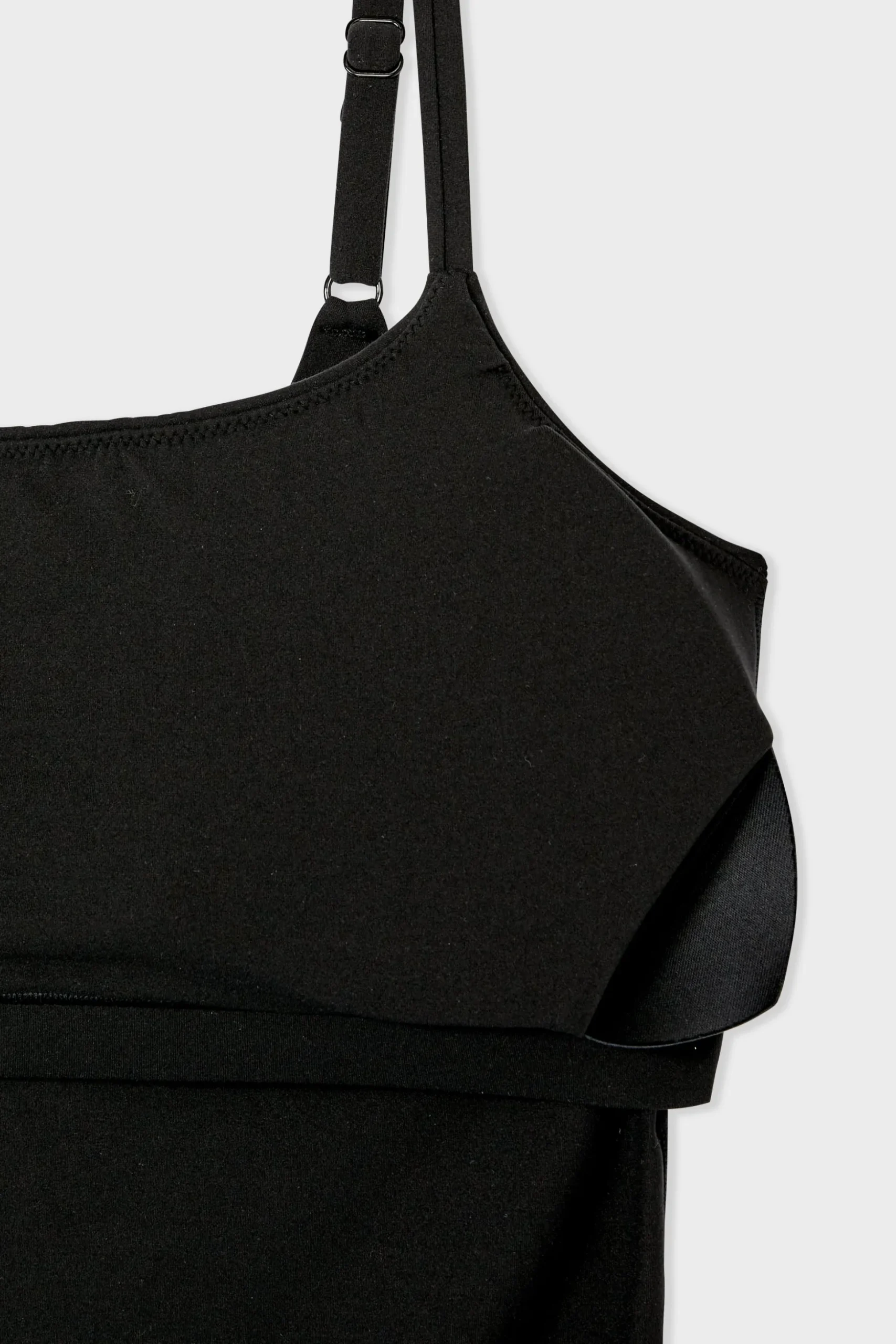 Top en microfibre avec brassière intégrée