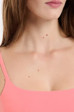 Top en microfibre avec brassière intégrée