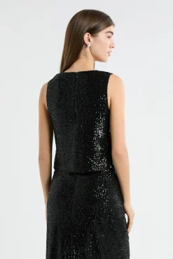 Top à sequins