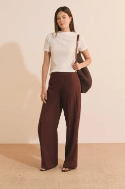 Top texturé détail drappé