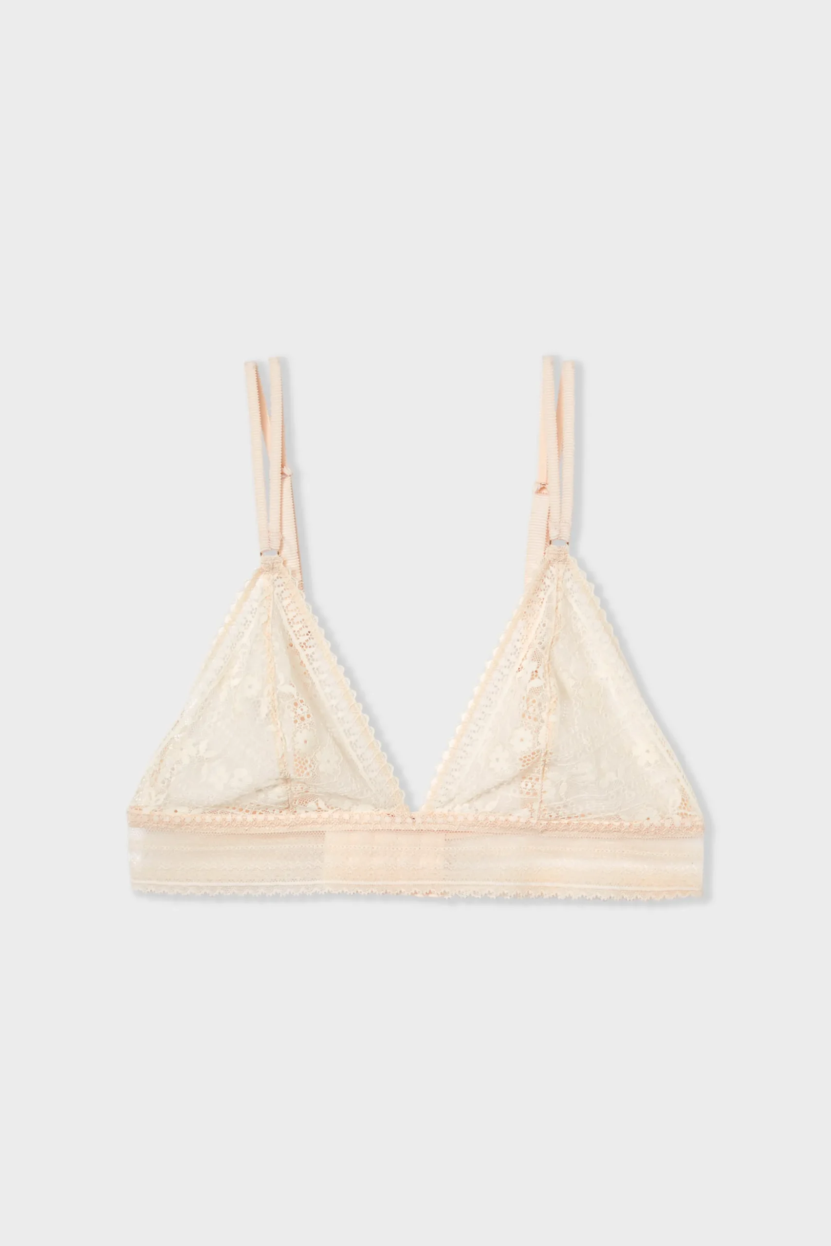 Triangle sans armartures en dentelle