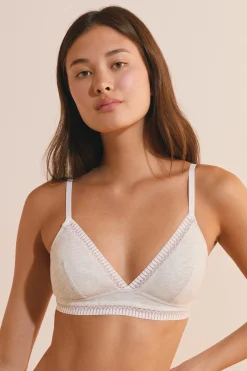 Triangle sans armatures en coton biologique