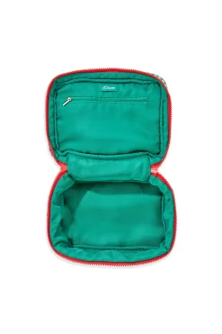 Trousse à motifs avec fermeture éclair