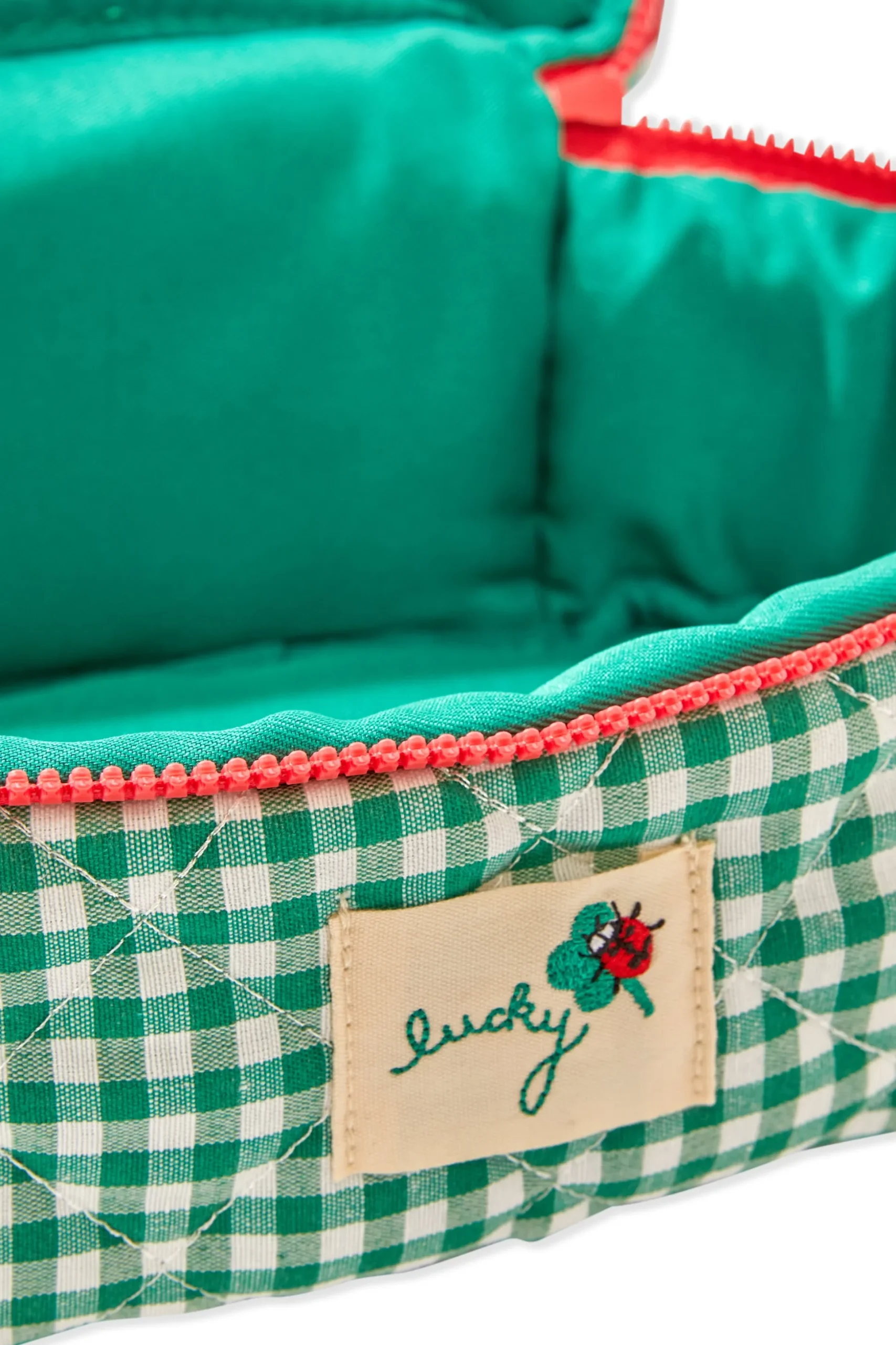 Trousse à motifs avec fermeture éclair