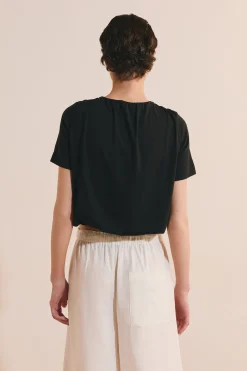 T-shirt bouffant en coton