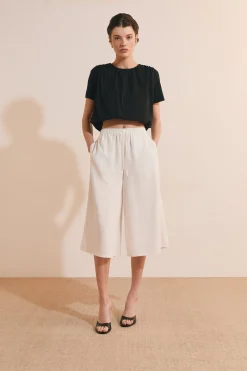 T-shirt bouffant en coton