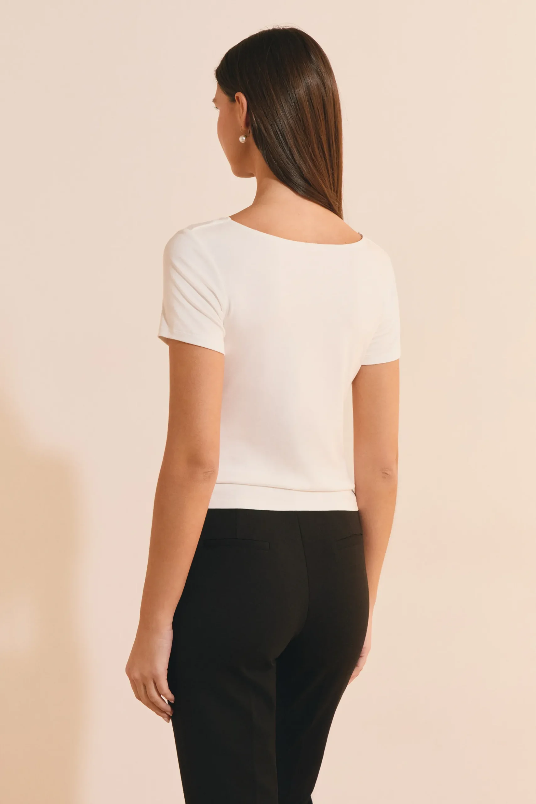 T-shirt col V
