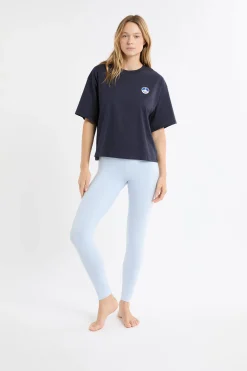 T-shirt de pyjama en coton à motif