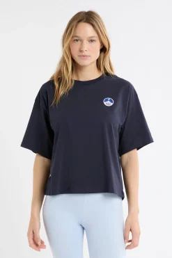 T-shirt de pyjama en coton à motif