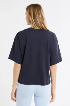T-shirt de pyjama en coton à motif
