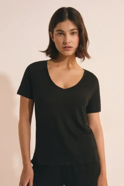 T-shirt de pyjama en lin
