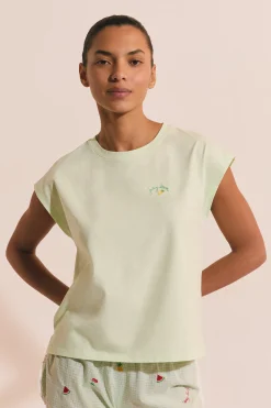 T-shirt de pyjama à inscription