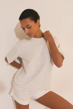 T-shirt de pyjama manches courtes en coton