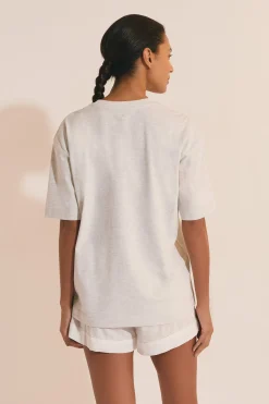 T-shirt de pyjama manches courtes en coton