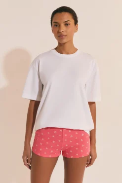 T-shirt de pyjama manches courtes en coton
