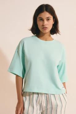 T-shirt de pyjama manches courtes en coton