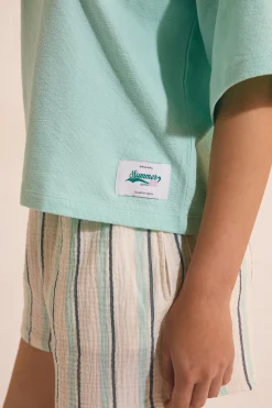 T-shirt de pyjama manches courtes en coton