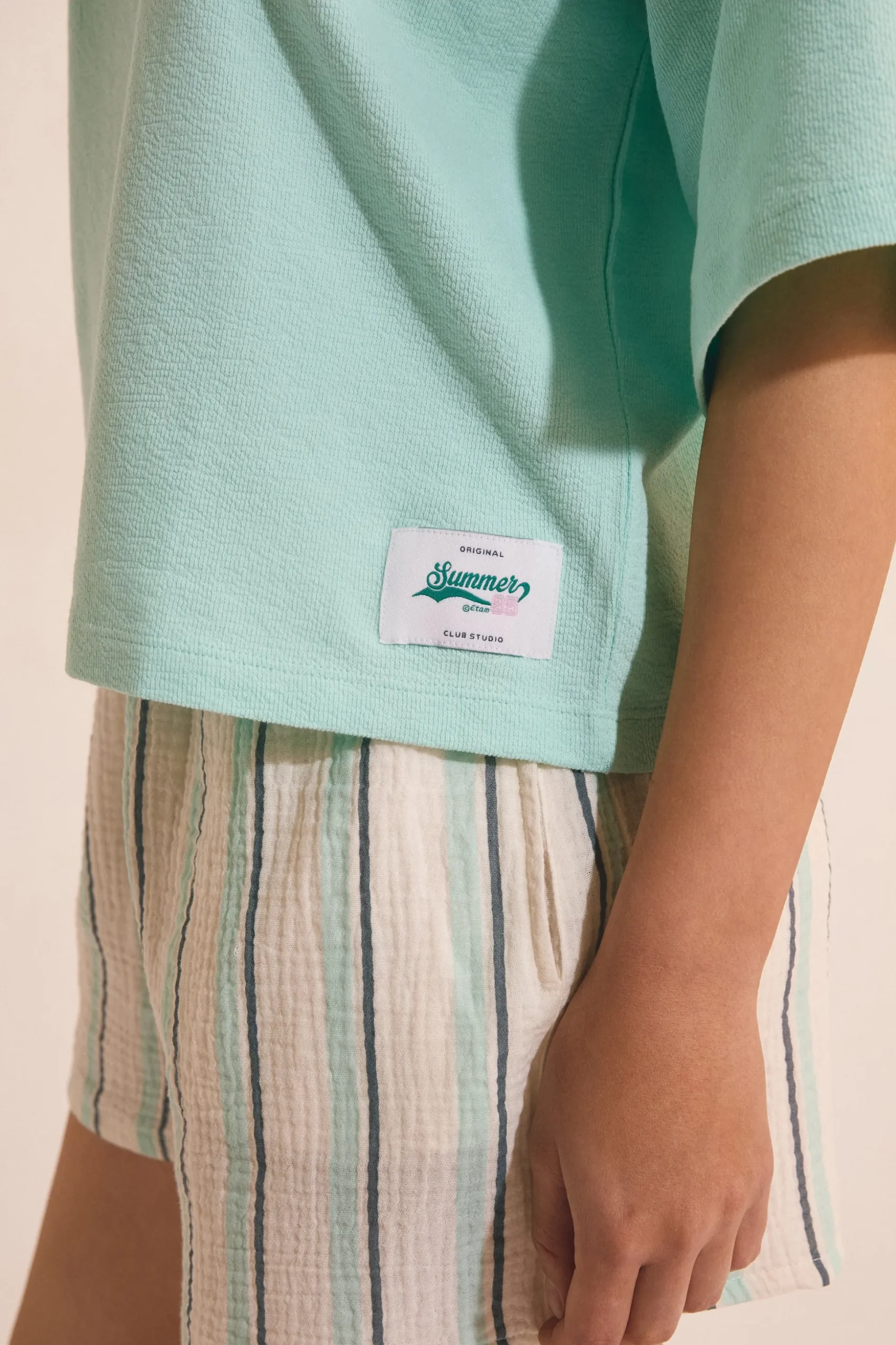 T-shirt de pyjama manches courtes en coton