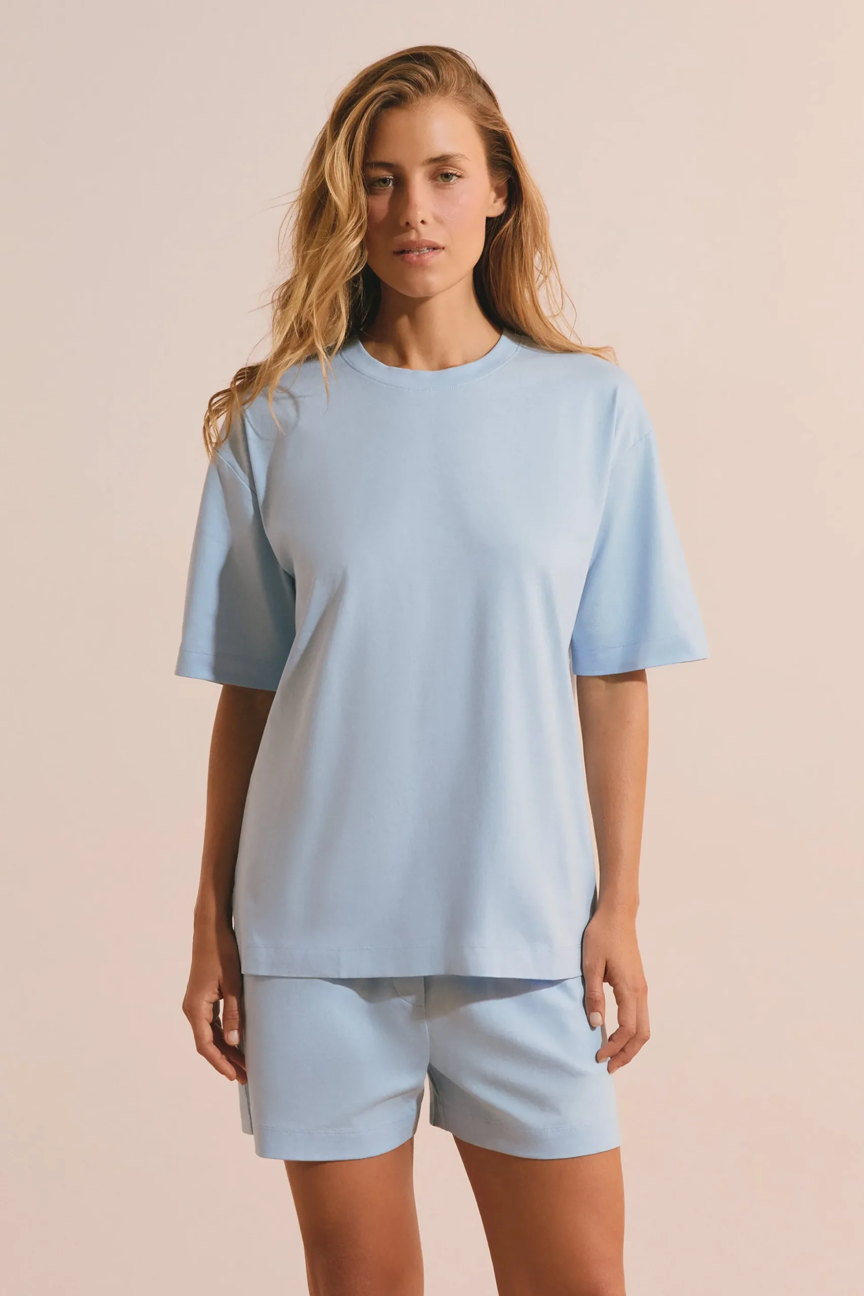 T-shirt de pyjama manches courtes en coton