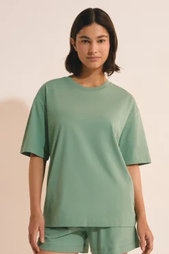 T-shirt de pyjama manches courtes en coton