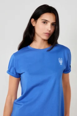T-shirt de pyjama manches courtes en coton imprimé homard