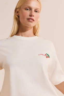 T-shirt de pyjama à motif tomate