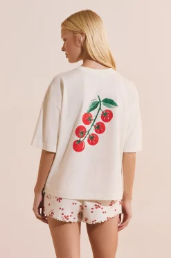 T-shirt de pyjama à motif tomate