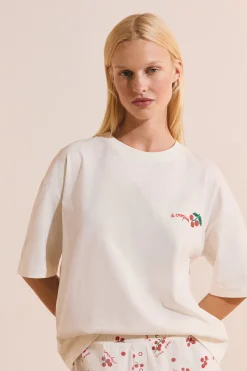 T-shirt de pyjama à motif tomate