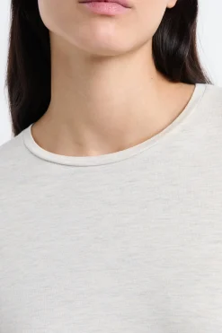 T-shirt large avec col rond