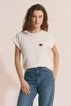 T-shirt manches courtes avec coton