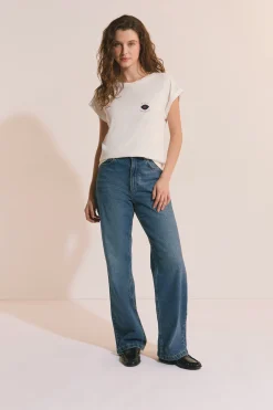 T-shirt manches courtes avec coton