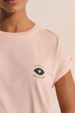 T-shirt manches courtes avec coton