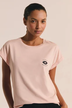 T-shirt manches courtes avec coton