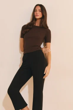 T-shirt manches courtes avec coton modal