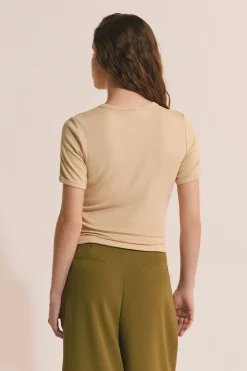 T-shirt manches courtes avec coton modal