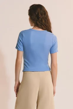 T-shirt manches courtes avec coton modal